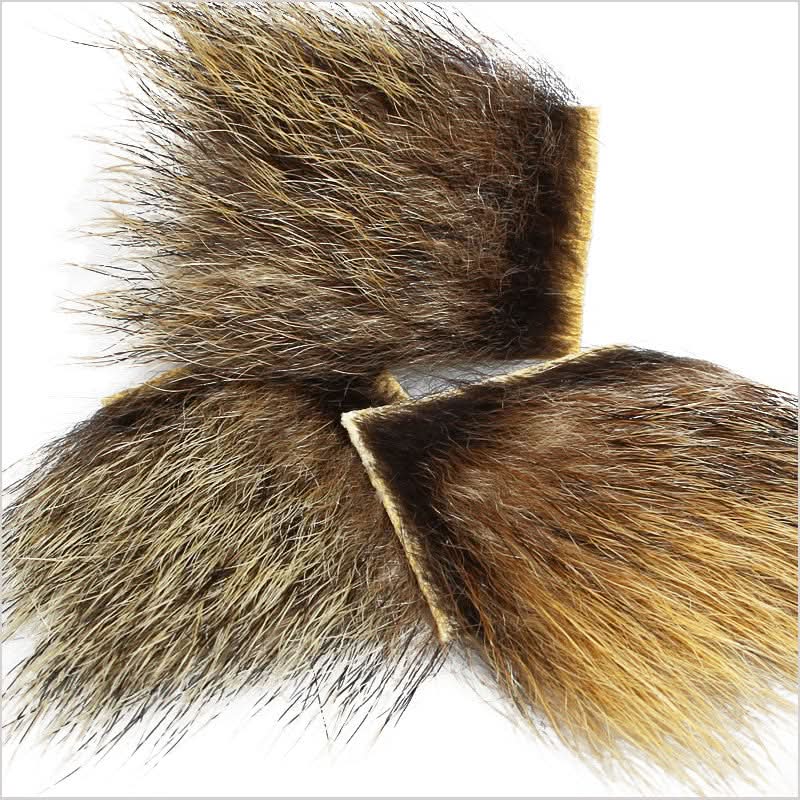 Pelo di marmotta naturale | Woodchuck - Go - Fish
