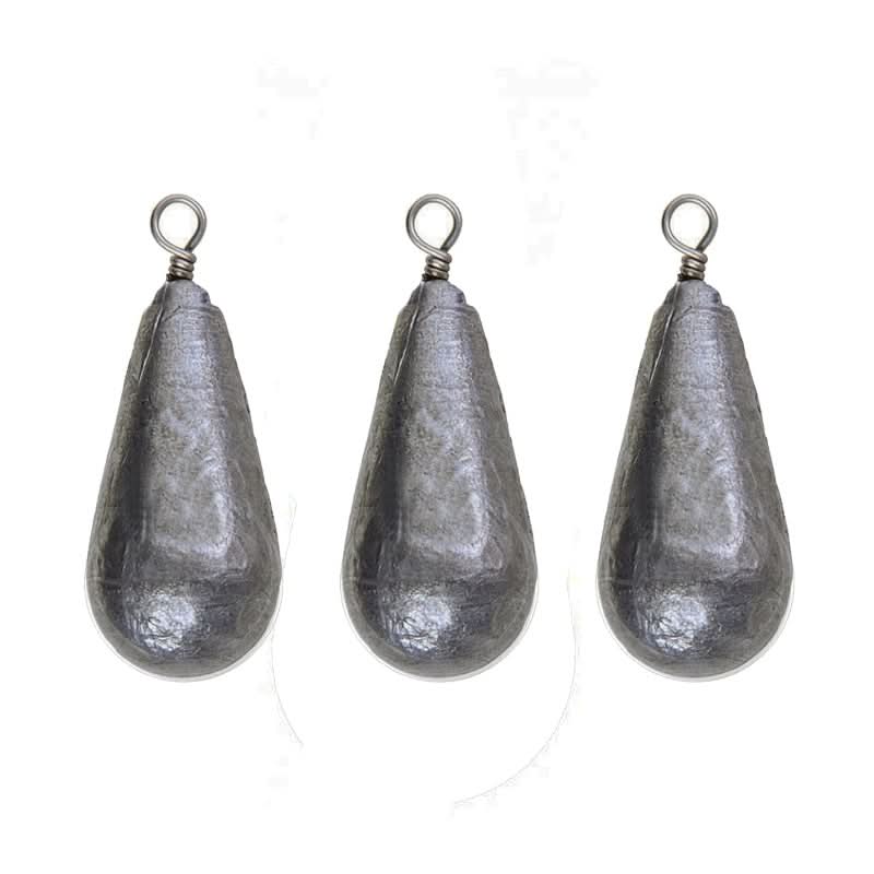 Piombo pera con girella 3 pz - Go - Fish