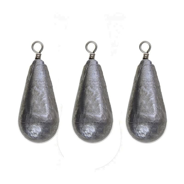 Piombo pera con girella 3 pz - Go - Fish