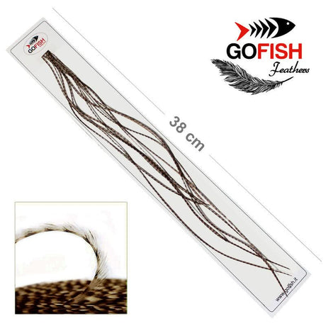 Piume hackles selezionati micro barb - Go - Fish