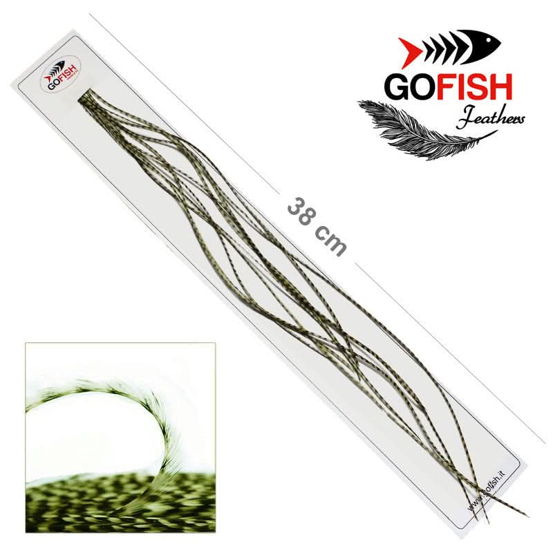 Piume hackles selezionati micro barb - Go - Fish
