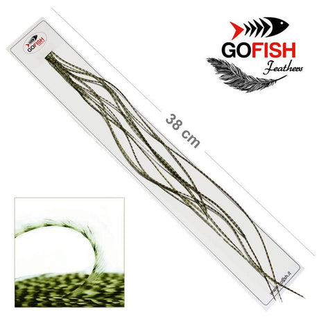 Piume hackles selezionati micro barb - Go - Fish