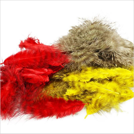 Piume Marabou Grizzly - Go - Fish