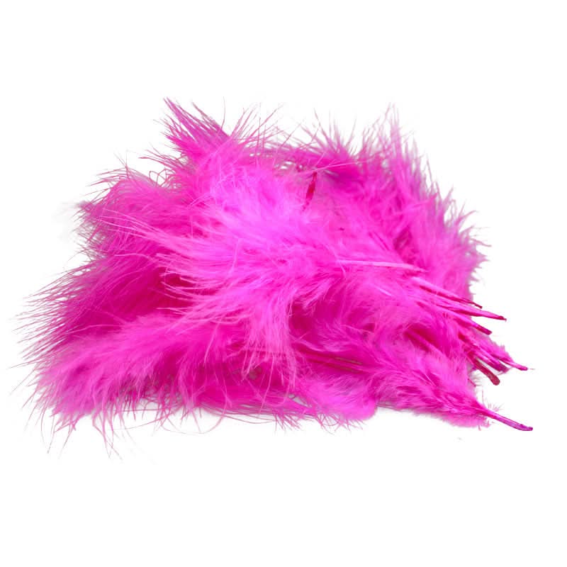 Piume Marabou Veniard Selezionati - 5 grammi - Go - Fish