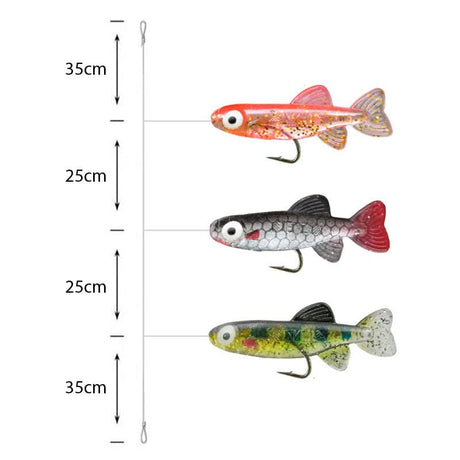 Premium Amettiere sabiki per persico - Go - Fish