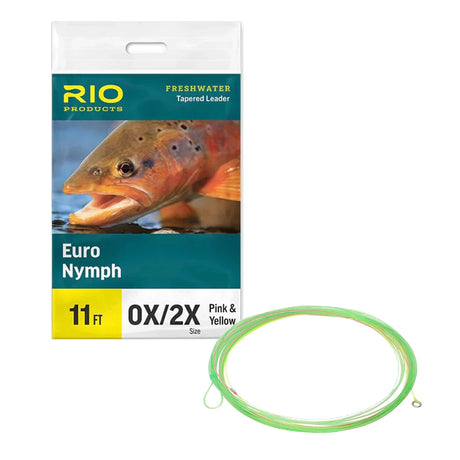 RIO Euro Nymph Leader 11ft. Finale pesca ninfa
