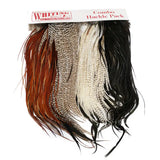 4 mezze selle di gallo Whiting Introducing Hackle Pack