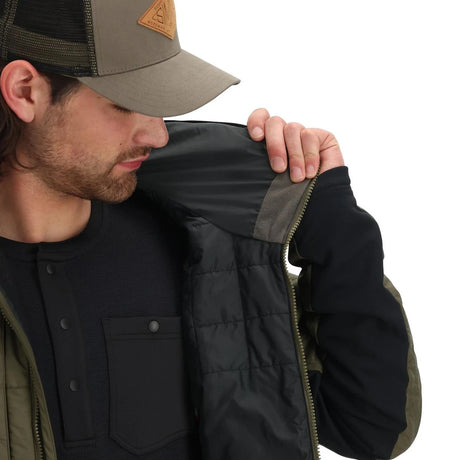 Giacca Isolante Simms Fall Run Hybrid Hoody Loden