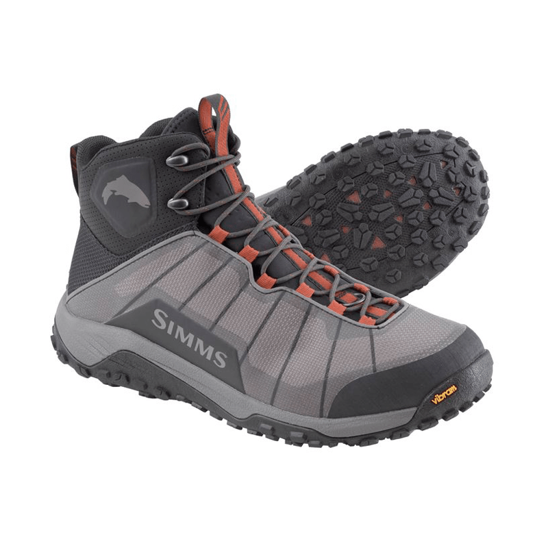 Simms Flyweight suola in gomma Vibram - steel gray - Go - Fish