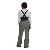 Salopette impermeabile Simms Vapor Elite Bib Gunmetal a 3 strati per pesca a mosca, leggera, traspirante e resistente alle intemperie
