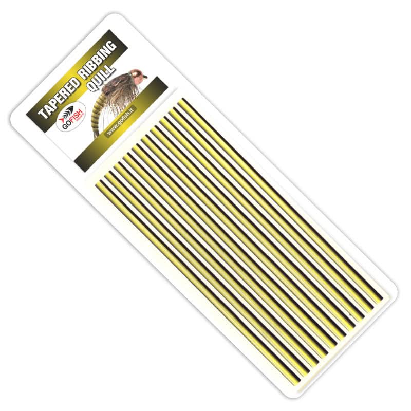 Tapered Ribbing Quill - Go - Fish