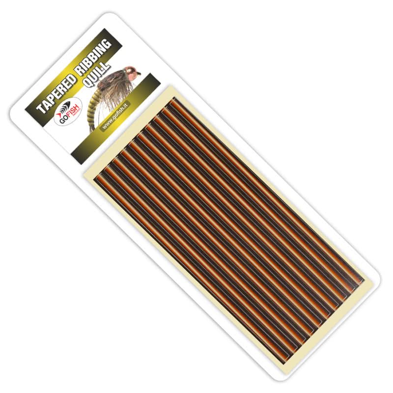 Tapered Ribbing Quill - Go - Fish