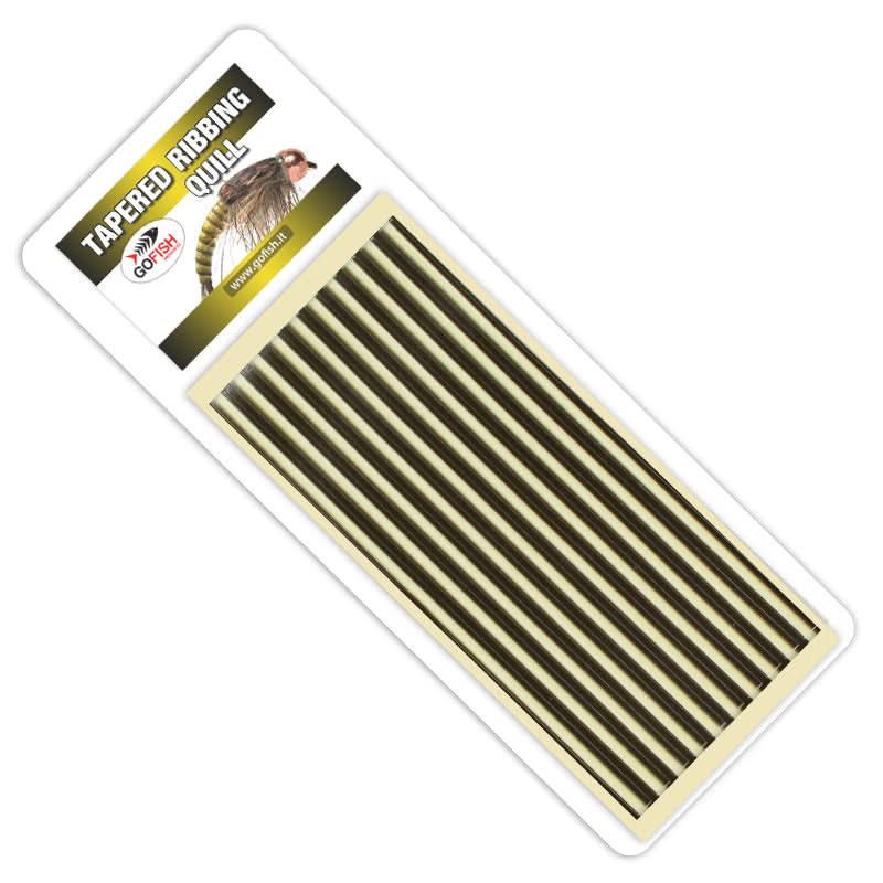 Tapered Ribbing Quill - Go - Fish