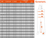 Waders Simms G3 Guide Stockingfoot - Go - Fish