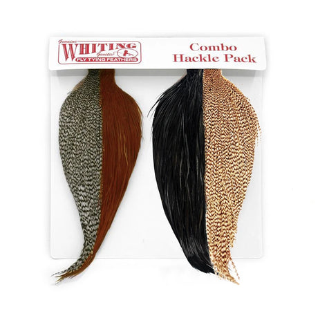 4 mezzi colli di gallo Whiting Introducing Hackle Pack