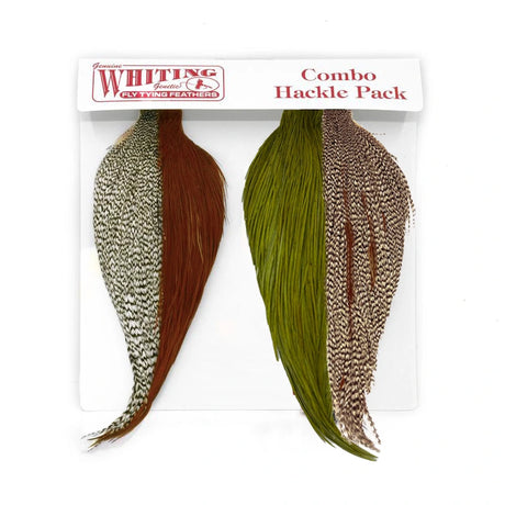 4 mezzi colli di gallo Whiting Introducing Hackle Pack