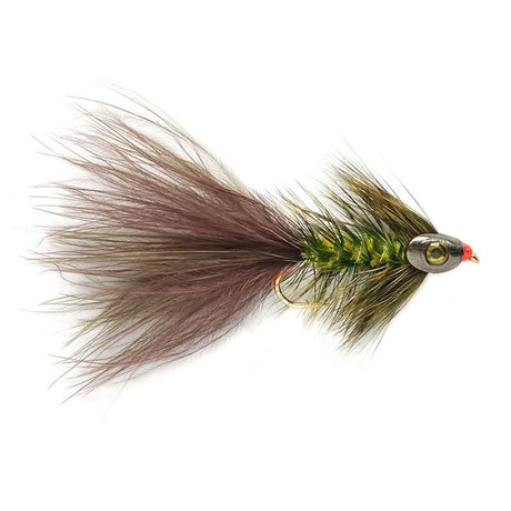 Wolly Bugger Grizzly Skullhead 6 - Go - Fish
