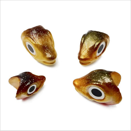Wurm Streamer Fish Heads - Gold - Go - Fish