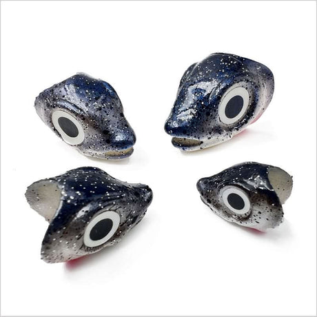 Wurm Streamer Fish Heads - Grey - Go - Fish