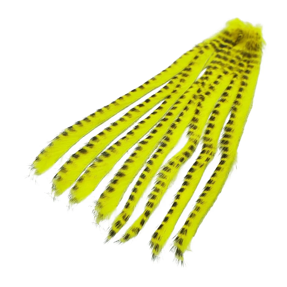 Rabbit Zonker Strips Standard 3mm yellow black barred